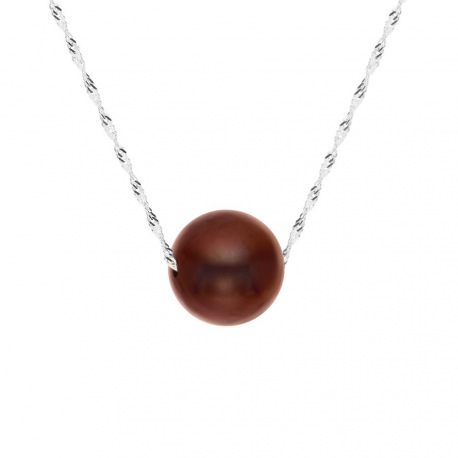 Collier Chaine Singapour en Or Blanc