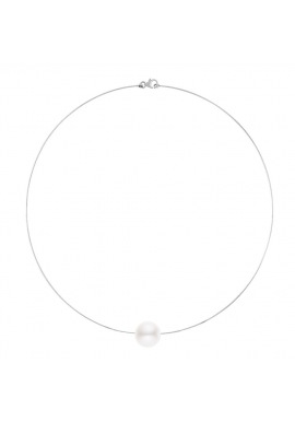 Collier Câble en Or Blanc