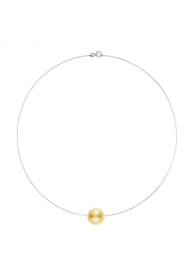 Collier Câble en Or Blanc