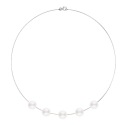 Collier Câble en Or Blanc