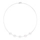 Collier Câble en Or Blanc