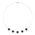 Collier Câble en Or Blanc