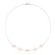 Collier Câble en Or Blanc