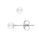 Boucles d'Oreilles en Or Blanc