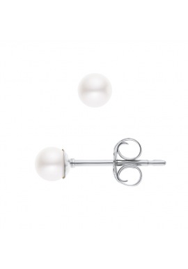 Boucles d'Oreilles en Or Blanc