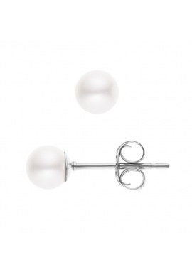 Boucles d'Oreilles en Or Blanc