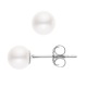 Boucles d'Oreilles en Or Blanc