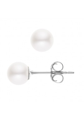 Boucles d'Oreilles en Or Blanc