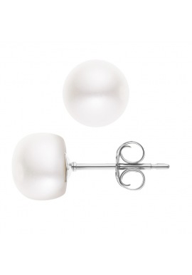 Boucles d'Oreilles en Or Blanc