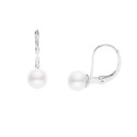 Boucles d'Oreilles en Or Blanc