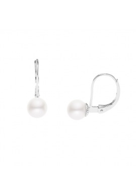 Boucles d'Oreilles en Or Blanc