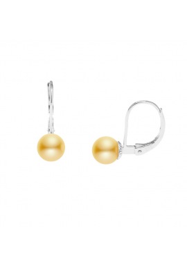 Boucles d'Oreilles en Or Blanc