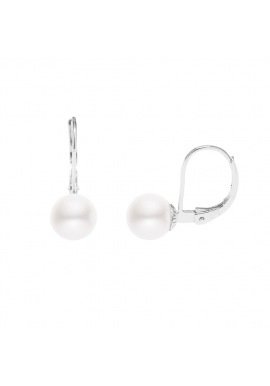 Boucles d'Oreilles en Or Blanc