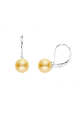 Boucles d'Oreilles en Or Blanc