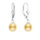 Boucles d'Oreilles en Or Blanc