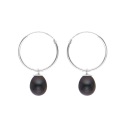 Boucles d'Oreilles en Or Blanc _x000D_