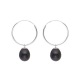 Boucles d'Oreilles en Or Blanc _x000D_
