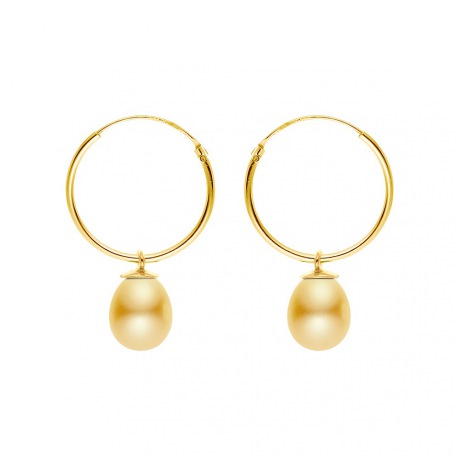 Boucles d'Oreilles en Or Jaune_x000D_