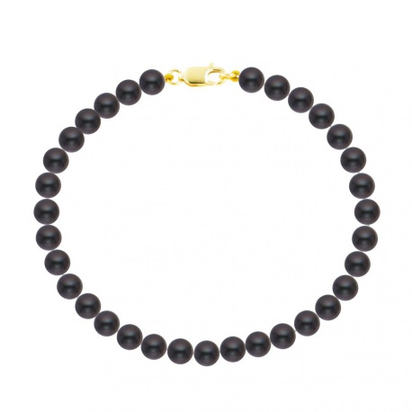 Bracelet Rang de Perles  - Fermoir Mousqueton Or Jaune