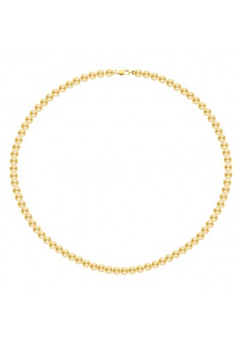 Collier de Perles Fermoir Mousqueton Or Jaune