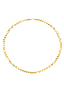 Collier de Perles Fermoir Mousqueton Or Jaune