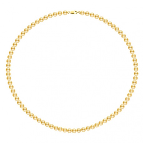 Collier de Perles Fermoir Mousqueton Or Jaune