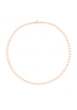 Collier Rang Princesse en   - Fermoir Anneau Marin Or Jaune