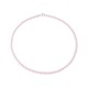 Collier Rang Princesse en   - Fermoir Anneau Marin Or Blanc