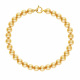 Bracelet Rang de Perles  - Fermoir Anneau Marin Or Jaune