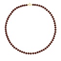 Collier Rang Princesse en   - Fermoir Anneau Marin Or Jaune