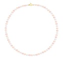 Collier Rang Princesse en   - Fermoir Anneau Marin Or Jaune