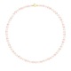 Collier Rang Princesse en   - Fermoir Anneau Marin Or Jaune