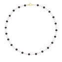 Collier Rang Princesse en   - Fermoir Anneau Marin Or Jaune