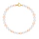 Bracelet Rang de Perles  - Fermoir Anneau Marin Or Jaune
