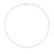 Collier Rang Princesse en   - Fermoir Anneau Marin Or Jaune