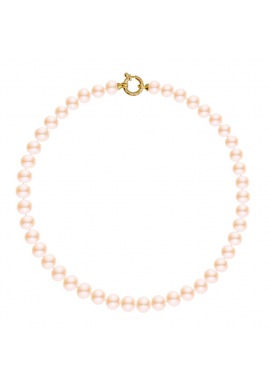 Collier Rang Choker - Fermoir Anneau Marin Prestige Or Jaune