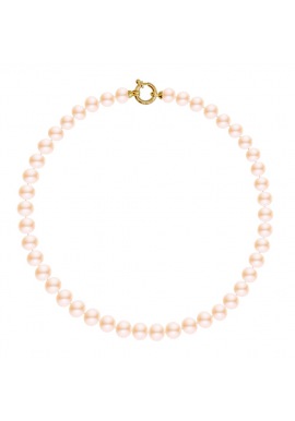 Collier Rang Choker - Fermoir Anneau Marin Prestige Or Jaune