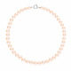 Collier Rang Choker - Fermoir Anneau Marin Or Blanc Prestige