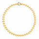 Collier Rang Choker - Fermoir Anneau Marin Prestige Or Jaune