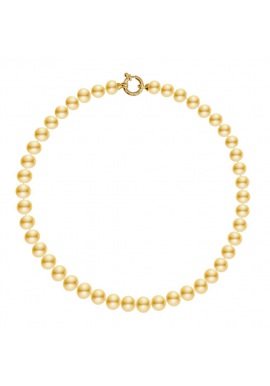 Collier Rang Choker - Fermoir Anneau Marin Prestige Or Jaune