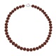 Collier Rang Choker - Fermoir Anneau Marin Or Blanc Prestige