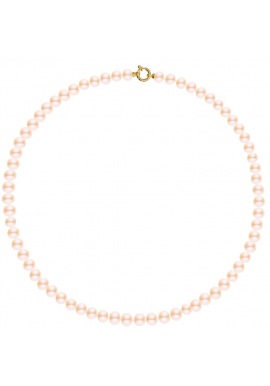 Collier Rang Matinée - Fermoir Anneau Marin Prestige Or Jaune