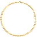 Collier Rang Matinée - Fermoir Anneau Marin Prestige Or Jaune