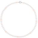 Collier Rang Matinée - Fermoir Anneau Marin Prestige Or Blanc