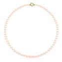 Collier Rang Chute - Fermoir Anneau Marin Or Jaune