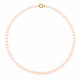 Collier Rang Chute - Fermoir Anneau Marin Or Jaune