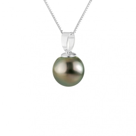 Pendentif Bélière Large Or Blanc