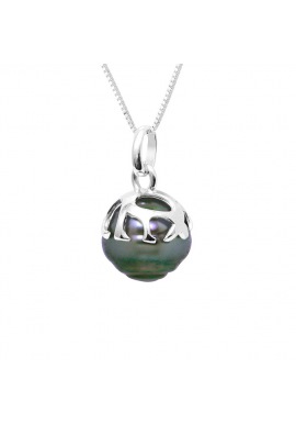 Pendentif Bélière Ethnic Articulée en Or Blanc