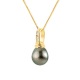 Pendentif en Or Jaune & Diamants