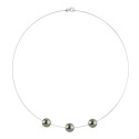 Collier Câble en Or Blanc